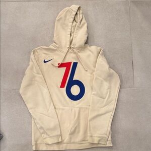 Nike Cream 76ers Logo Hoodie
